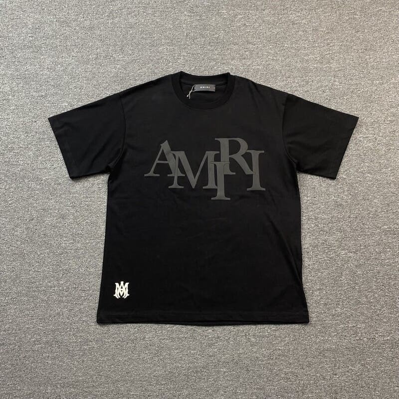 "Miri-STAGGERED LOGO" T-SHIRT